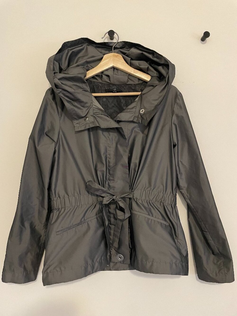 Teenfio Grey Hooded Jacket - Size 6